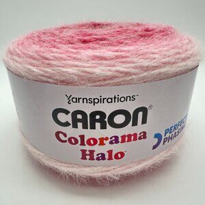 Caron Colorama Halo Yarn Rose Frost 8oz 227g 481 yds #5 Bulky